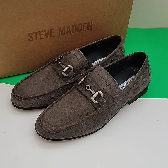 Steve Madden Donnel Croc Embossed Loafer Steve Madden Donnel Croc Embossed Men main image 2